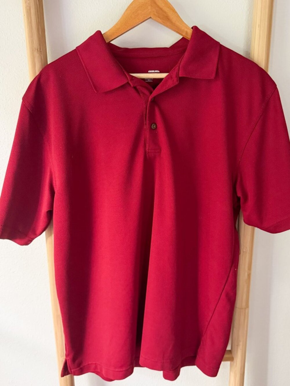 Grand Slam Red Polo Shirt Mens XL Golf Casual Short Sleeve Classic